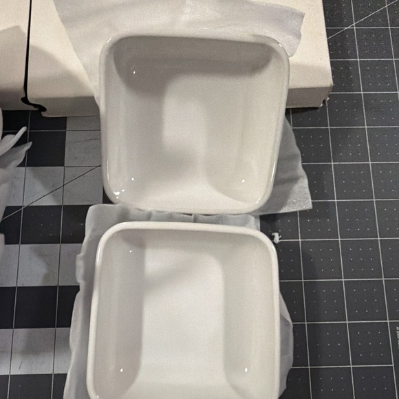 Temptations By Tara Woodland White 4 Oz Ramekins Bake / Serve - New Set Of (8) - Picture 3 of 6